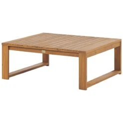 Beliani-TIMOR II -Tuinbank 4-zits-Lichte Houtkleur-FSC® Acaciahout -Meubels Voor Thuis 10795410