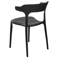 Beliani - GUBBIO - Eetkamerstoel Set - Zwart - Polypropyleen 14 Beliani - GUBBIO - Eetkamerstoel Set - Zwart - Polypropyleen -Meubels Voor Thuis 10795711