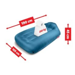 Fatboy Air Lounger - Luchtzak - Oplaasbare Zitzak Lamzac L - Blauw -Meubels Voor Thuis 10815944