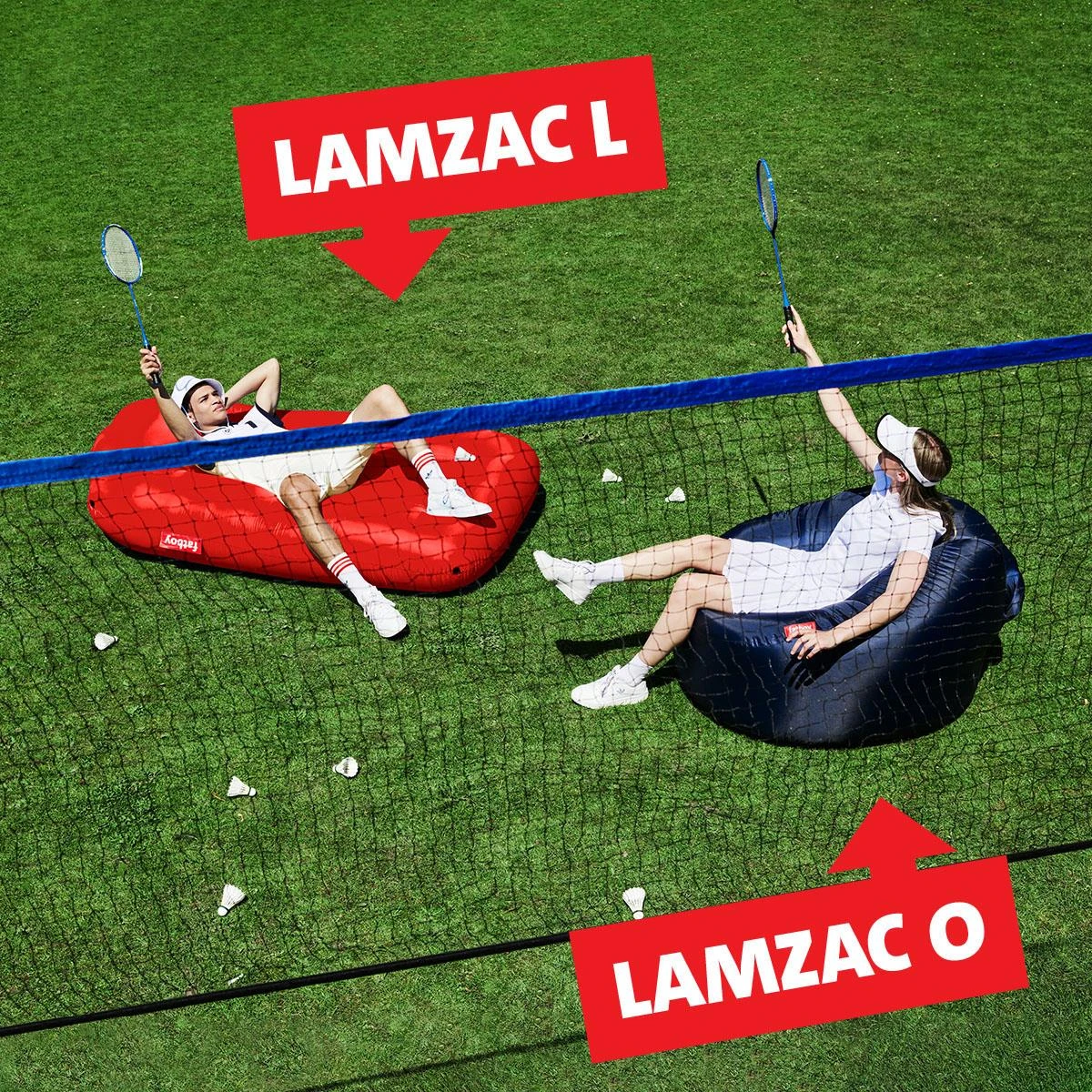 Fatboy Air Lounger - Luchtzak - Oplaasbare Zitzak Lamzac L - Rood 4 Fatboy Air Lounger - Luchtzak - Oplaasbare Zitzak Lamzac L - Rood - Afbeelding 3