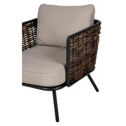 Lisomme Marit 4 Delige Tuin Loungeset Bruin - Met Zitkussens -Meubels Voor Thuis 10818491