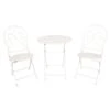 Clayre & Eef Bistroset Bistrotafel Bistrostoel 3-delig Ø 60x70 Wit 2 Clayre & Eef Bistroset Bistrotafel Bistrostoel 3-delig Ø 60x70 Wit -Meubels Voor Thuis 10825033