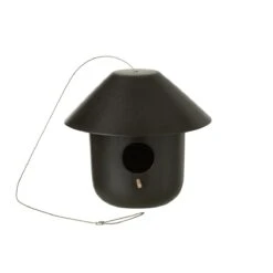 J-Line Vogelhuisje Pam Keramiek Zwart