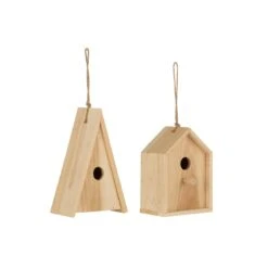 J-Line Vogelkastje Paul China Spar Assortment Of 2