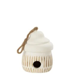 J-Line Vogelhuis Ying Hout Wit