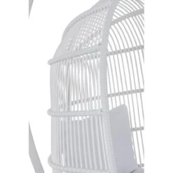 J-Line Hangstoel Ovaal Staal Wit 15 J-Line Hangstoel Ovaal Staal Wit -Meubels Voor Thuis 10835439