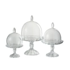 J-Line Stolp Klassiek Glas Transparant Large 8 J-Line Stolp Klassiek Glas Transparant Large -Meubels Voor Thuis 10836683