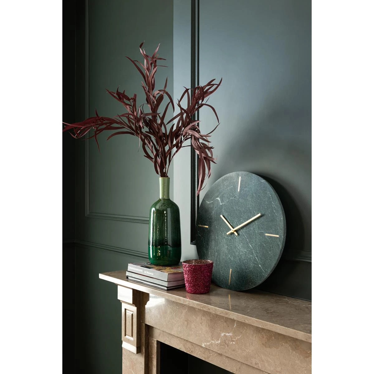 J-Line Bundel Eucalyptus Wild Gedroogd Bordeaux 4 J-Line Bundel Eucalyptus Wild Gedroogd Bordeaux - Afbeelding 2