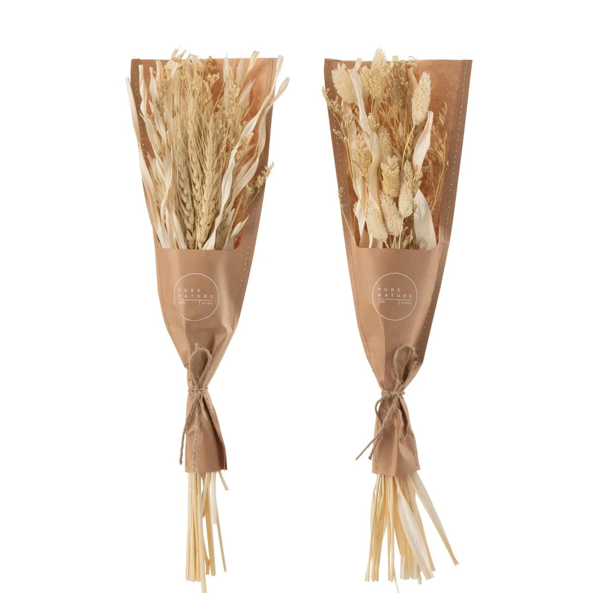 J-Line Bundel Gedroogde Avana Gras Naturel Assortiment Van 2 3 J-Line Bundel Gedroogde Avana Gras Naturel Assortiment Van 2