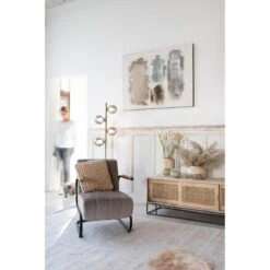 J-Line Droogbloemen - Bundel Pluim - Gedroogd Gras - Naturel -Meubels Voor Thuis 10837522