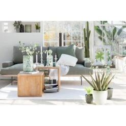 J-Line Kandelaar Effen Glas Transparant Large -Meubels Voor Thuis 10841404