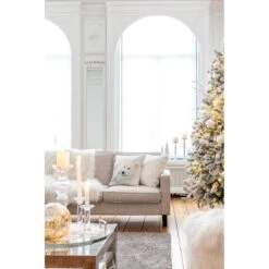 J-Line Kandelaar Effen Glas Transparant Large -Meubels Voor Thuis 10841416