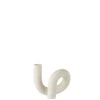 J-Line Kaarsenhouder Torsie 1 Candle Keramiek Wit 2 J-Line Kaarsenhouder Torsie 1 Candle Keramiek Wit -Meubels Voor Thuis 10841460
