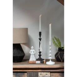 J-Line Kandelaar Izy Aluminium Zwart Small -Meubels Voor Thuis 10841467