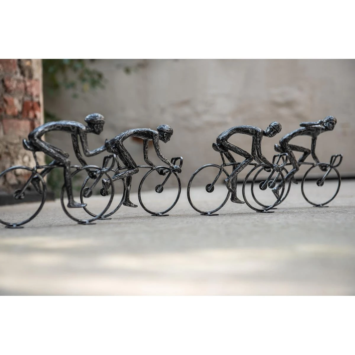 J-Line Wielrenner Abstract Poly Zwart Small Assortiment Van 6 4 J-Line Wielrenner Abstract Poly Zwart Small Assortiment Van 6 - Afbeelding 2