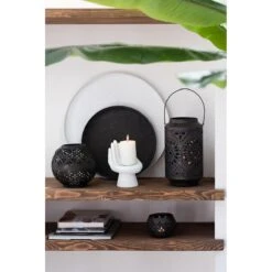 J-Line Plateau Rond Klassiek Ijzer Wit Large 10 J-Line Plateau Rond Klassiek Ijzer Wit Large -Meubels Voor Thuis 10844971