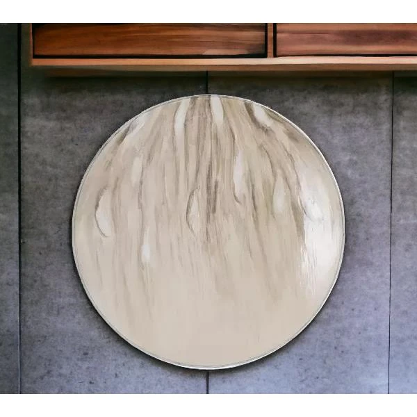 PTMD Wandpaneel Maran - 91x10x91 Cm - Ijzer - Beige 4 PTMD Wandpaneel Maran - 91x10x91 Cm - Ijzer - Beige - Afbeelding 2