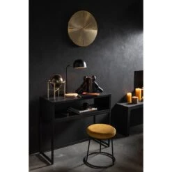 J-Line P'tit Maurice Boekensteun - Kunststof - Zwart - 2x -Meubels Voor Thuis 10849053