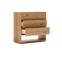 Kave Home - Alguema Ladekast 3 Laden In Eiken Fineer Met Natuurlijke 12 Kave Home - Alguema Ladekast 3 Laden In Eiken Fineer Met Natuurlijke -Meubels Voor Thuis 10854135