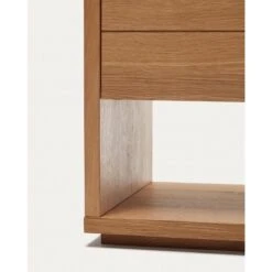 Kave Home - Alguema Dressoir 4 Deuren In Eiken Fineer Met Natuurlijke -Meubels Voor Thuis 10854199