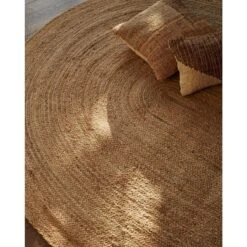 Kave Home - Corsa Vloerkleed 100% Jute Ø 160 X 230 Cm -Meubels Voor Thuis 10854235