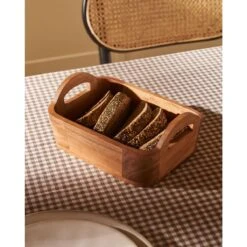 Kave Home - Gruma Dienblad Van Massief Acaciahout -Meubels Voor Thuis 10854557