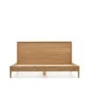 Kave Home - Lenon Bed In Hout En Eikenfineer Voor Matras 160 X 200 Cm -Meubels Voor Thuis 10855572