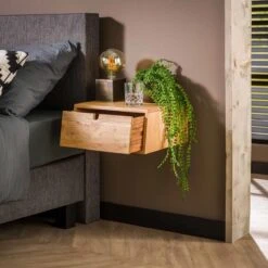 MOOS Gwen Nachtkastje - Acaciahout -Meubels Voor Thuis 10861059