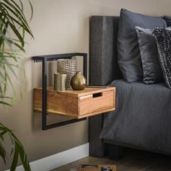 MOOS Aron Nachtkastje - Acaciahout 8 MOOS Aron Nachtkastje - Acaciahout -Meubels Voor Thuis 10861104