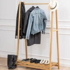 By FonQ Basic Björk Garderoberek - Bamboe -Meubels Voor Thuis 10861993