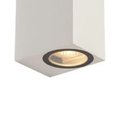 QAZQA Moderne Buiten Wandlamp Wit Kunststof 2-lichts - Baleno -Meubels Voor Thuis 10899605