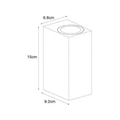 QAZQA Moderne Buiten Wandlamp Wit Kunststof 2-lichts - Baleno -Meubels Voor Thuis 10899616