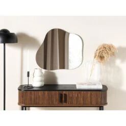 Beliani - BAGNEUX - Wandspiegel - Zilver - Glas -Meubels Voor Thuis 10900135