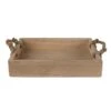 Clayre & Eef Decoratie Dienblad 37x25x7 Cm Bruin Hout Rechthoek -Meubels Voor Thuis 10900587