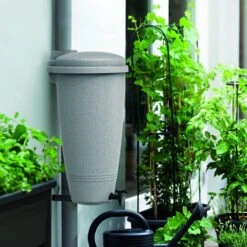 Elho Green Basics Regenton 35 L - Zilver 11 Elho Green Basics Regenton 35 L - Zilver -Meubels Voor Thuis 10907139