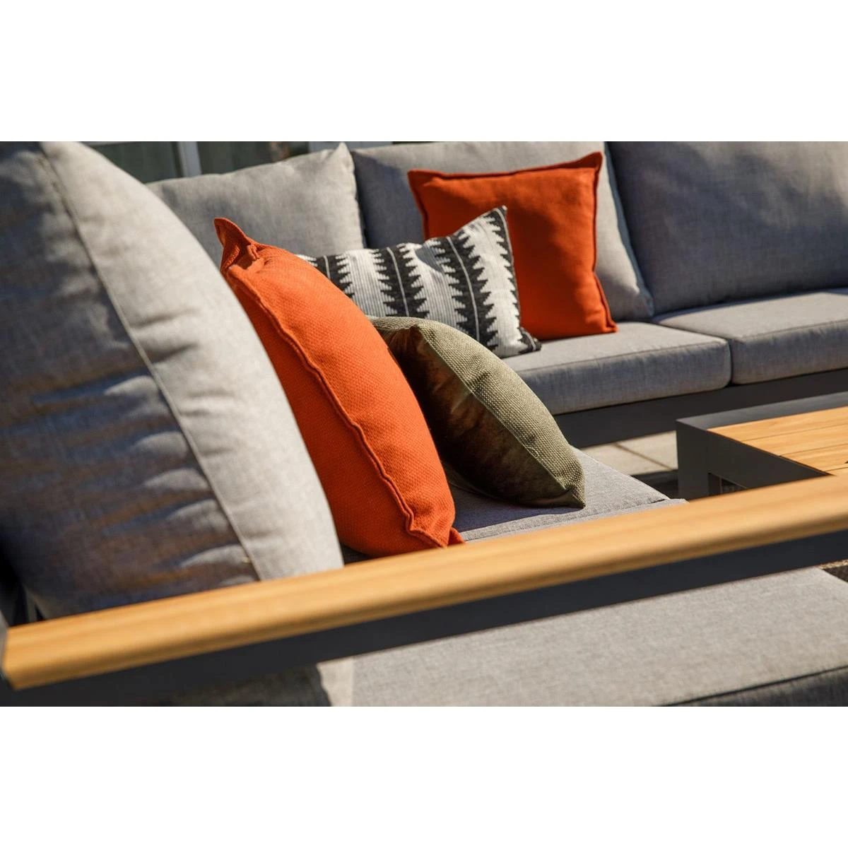 Exotan - Hoekbank Loungeset Valerie Rechts - Antraciet 7 Exotan - Hoekbank Loungeset Valerie Rechts - Antraciet - Afbeelding 5