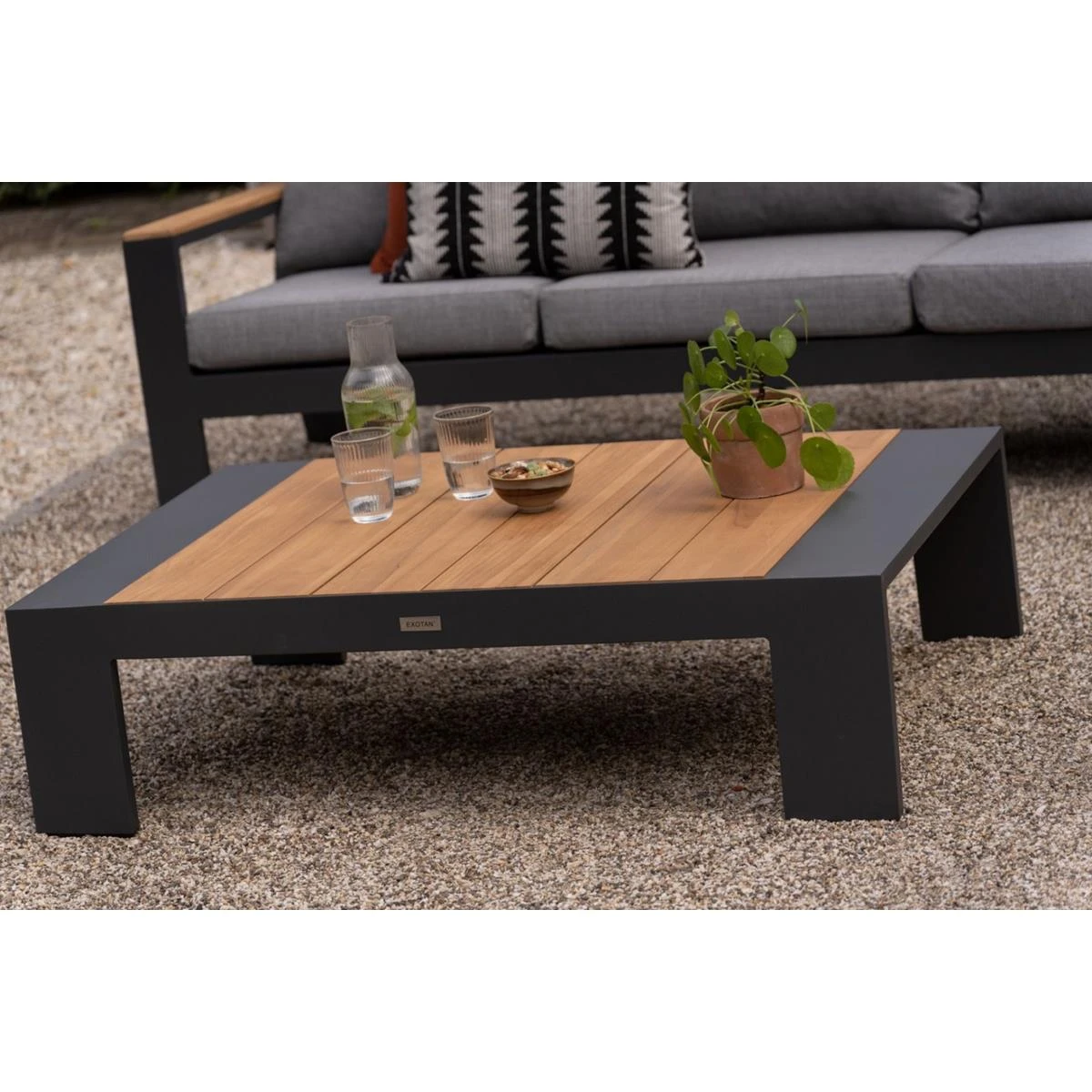 Exotan - Hoekbank Loungeset Valerie Rechts - Antraciet 8 Exotan - Hoekbank Loungeset Valerie Rechts - Antraciet - Afbeelding 6