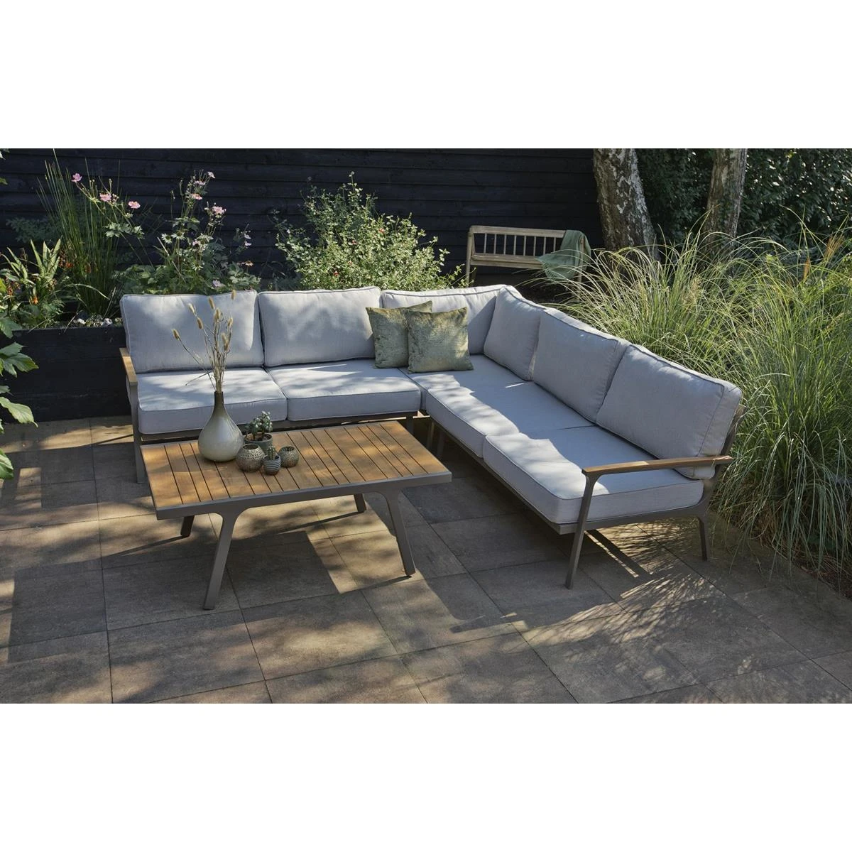 Exotan Loungeset Tuin Orlando - Aluminium - Champagne - 233x89x75 5 Exotan Loungeset Tuin Orlando - Aluminium - Champagne - 233x89x75 - Afbeelding 3