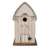 Clayre & Eef Vogelhuis 21x14x38 Cm Beige Bruin Hout Vogelhuisje -Meubels Voor Thuis 10921260