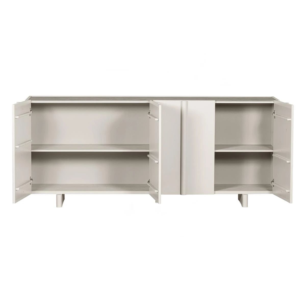 WOOOD Dressoir Basu - Grenen - Dust - 85x200x46 8 WOOOD Dressoir Basu - Grenen - Dust - 85x200x46 - Afbeelding 6