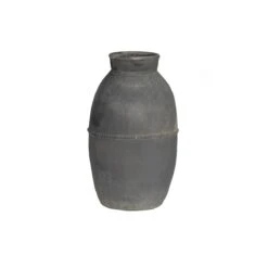 BePureHome BuPureHome Vaas Panoply - Klei - Zwart - 50x28x28