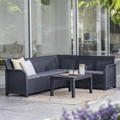 Keter Rosalie Loungeset 7-delig - Grijs -Meubels Voor Thuis 10937010