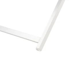 Beliani - LOCRI II - Ligstoel - Blauw|Wit - Synthetisch Materiaal -Meubels Voor Thuis 10957701