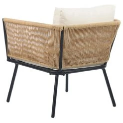 Beliani - GARGANO - Tuinset - Beige - PE Rotan -Meubels Voor Thuis 10957749