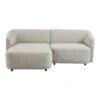 By FonQ Oblique Chaise Longue Bank Links - Grijs -Meubels Voor Thuis 10961415