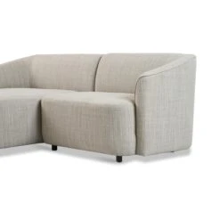 By FonQ Oblique Chaise Longue Bank Links - Grijs -Meubels Voor Thuis 10961424