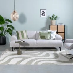 By FonQ Sierkussen Set Van 3 - Velvet - Check - Stripe -Meubels Voor Thuis 10961461