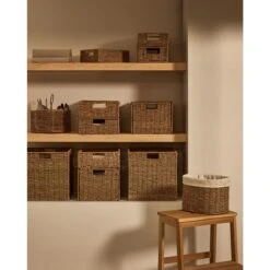 Kave Home - Set Tossa Medium Van 2 Natuurvezel Manden 9 Kave Home - Set Tossa Medium Van 2 Natuurvezel Manden -Meubels Voor Thuis 10962053
