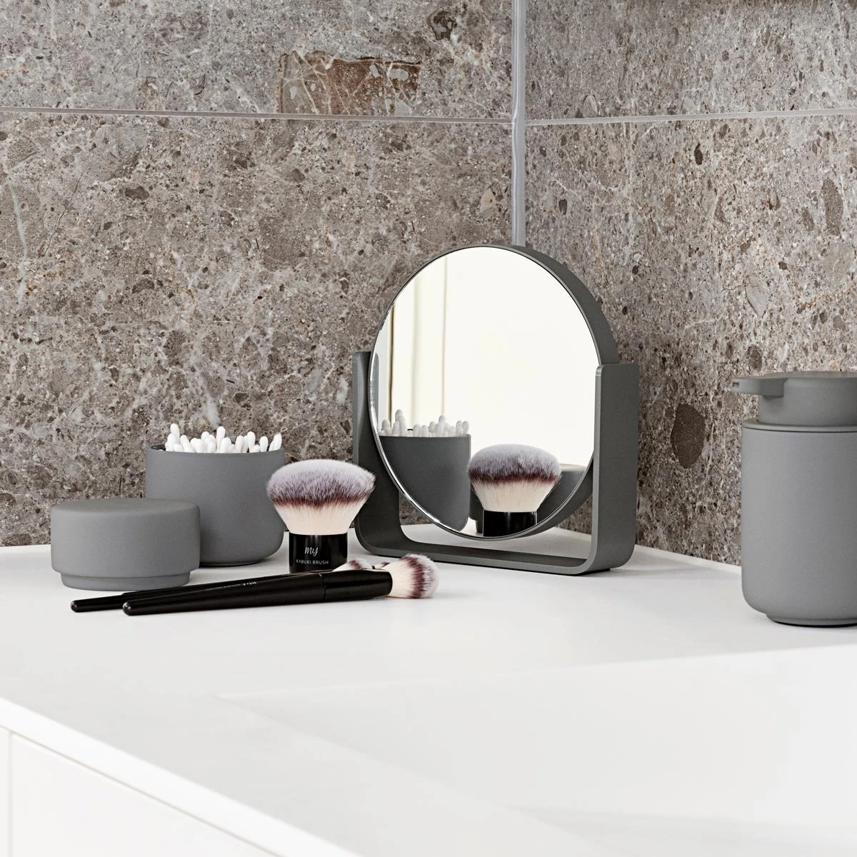 Zone Denmark Ume Tafelspiegel - Grijs 4 Zone Denmark Ume Tafelspiegel - Grijs - Afbeelding 2