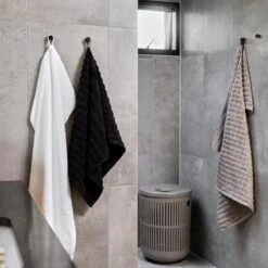 Zone Denmark Loop Handdoeklus Met Magneet 2 St. - Lichtgrijs -Meubels Voor Thuis 10966693